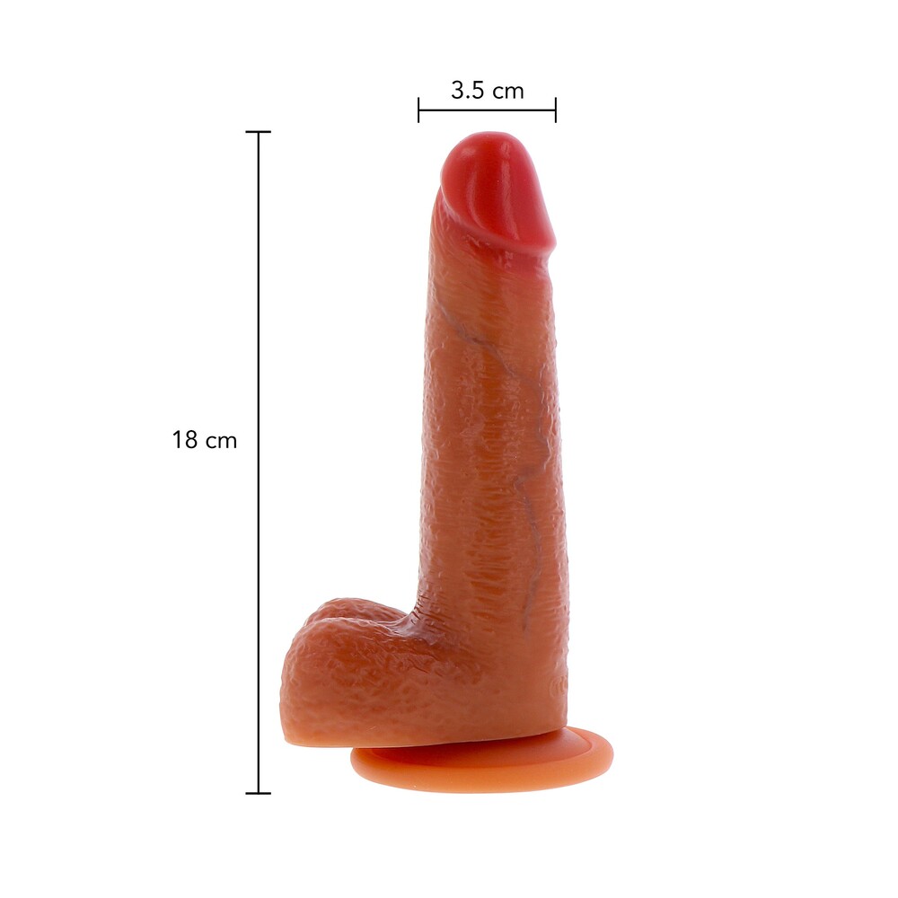 ToyJoy Get Real Silicone Sliding Foreskin Dildo - Image 2